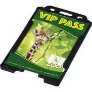 Pierre wizytownik z tworzyw sztucznych pochodzących z recyklingu , czarny