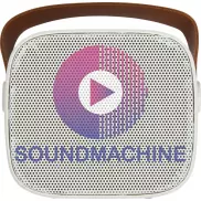 Diya bezprzewodowy głośnik 3 W wykonany z tworzyw sztucznych pochodzących z recyklingu, biały