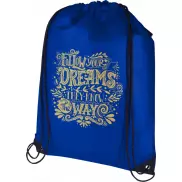 Evergreen torba ściągana sznurkiem o pojemności 5 l z włókiny z recyklingu z certyfikatem GRS, niebieski