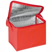 Torba termiczna na 6 puszek 500 ml MESA - czerwony