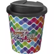 Brite-Americano® Espresso 250 ml tumbler with spill-proof lid, biały, czarny