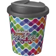 Brite-Americano® Espresso 250 ml tumbler with spill-proof lid, biały, szary