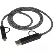 SMART 65 W, magnetyczny kabel ładujący 5 w 1, długość 100 cm, certyfikowany zgodnie ze standardem RCS , czarny