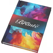 Notatnik Novella Brontë w formacie A5 z twardą okładką z papieru z recyklingu – 100 kartek, biały