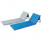 Składane krzesło plażowe, fotel - niebieski