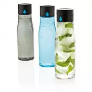 Butelka monitorująca ilość wypitej wody 600 ml Aqua - niebieski