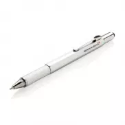 Długopis wielofunkcyjny 5 w 1 - szary, czarny