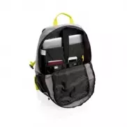 Plecak na laptopa 15,6', ochrona RFID - szary, żółty