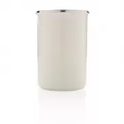 Emaliowany kubek XL 680 ml w stylu vintage - biały