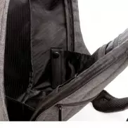 Elle Protective plecak chroniący przed kieszonkowcami, alarm osobisty - czarny, szary