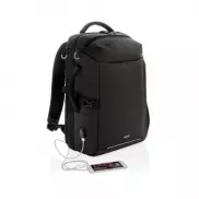 Plecak na laptopa 17' Swiss Peak, ochrona RFID - czarny