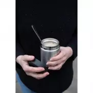 Próżniowy pojemnik na żywność 300 ml - srebrny, czarny