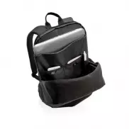 Plecak chroniący przed kieszonkowcami, plecak na laptopa - czarny, czarny