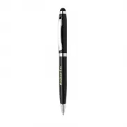 Długopis, touch pen, lampka COB - czarny