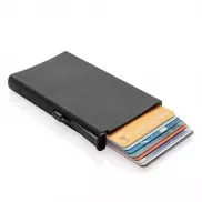 Etui na karty kredytowe, ochrona RFID - czarny
