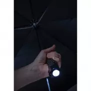 Manualny parasol sztormowy 23', światło LED - czarny