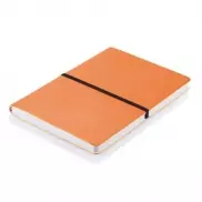 Notatnik A5 Deluxe, miękka okładka - pomarańczowy