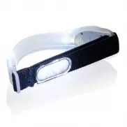 Pasek bezpieczeństwa LED - biały, czarny