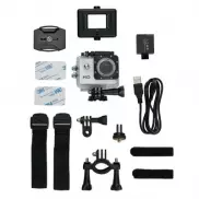 Kamera sportowa HD z 11 akcesoriami - biały, czarny