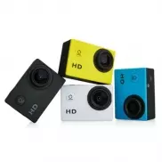 Kamera sportowa HD z 11 akcesoriami - biały, czarny