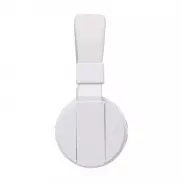 Bezprzewodowe słuchawki nauszne, składane - biały