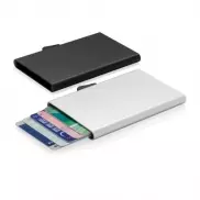 Etui na karty kredytowe C-Secure, ochrona RFID - srebrny
