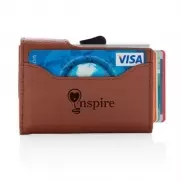 Etui na karty kredytowe i portfel C-Secure, ochrona RFID - szary, szary
