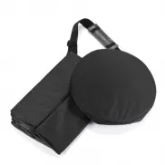 Składana torba termoizolacyjna, stołek - czarny