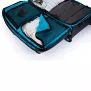 Duża torba sportowa, podróżna na kółkach - niebieski, czarny