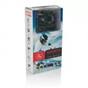 Kamera sportowa HD z 11 akcesoriami - czarny, czarny