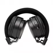 Bezprzewodowe słuchawki nauszne, składane - czarny