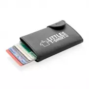 Etui na karty kredytowe i portfel C-Secure, ochrona RFID - czarny, srebrny