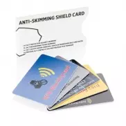 Karta do portfela, ochrona RFID - biały