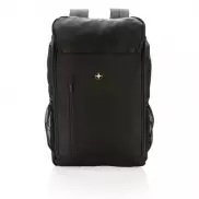 Plecak na laptopa 15' Swiss Peak, ochrona RFID - czarny