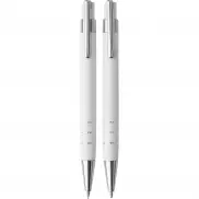Zestaw piśmienny, długopis i ołówek mechaniczny - biały