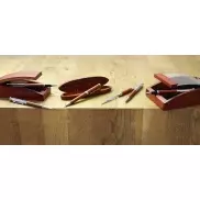 Długopis przekręcany w drewnianym etui - drewno