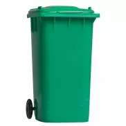 Pojemnik na przybory do pisania 'kontener na śmieci' - zielony