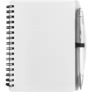 Notatnik A6 z długopisem - biały