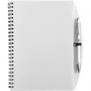 Notatnik A5 z długopisem - biały