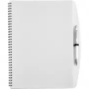 Notatnik A4 z długopisem - biały
