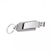 Pamięć USB z brelokiem - srebrny