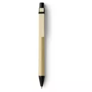 Długopis z kartonu - czarny
