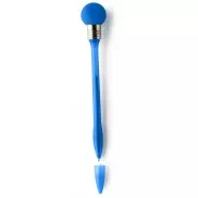 Długopis 'żarówka' z zatyczką - granatowy
