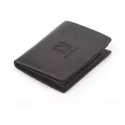 Skórzany portfel Mauro Conti - czarny