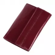Skórzany portfel damski Mauro Conti | Virginia - czerwony