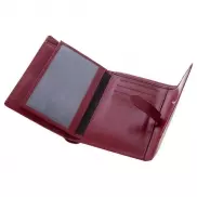 Skórzany portfel damski Mauro Conti | Virginia - czerwony