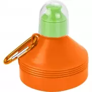 Składana butelka sportowa 600 ml z karabińczykiem - pomarańczowy