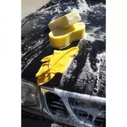Zestaw do mycia samochodu - żółty