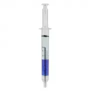 Długopis 'strzykawka' - niebieski