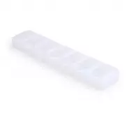 Pojemnik na tabletki z 7 przegrodami - biały